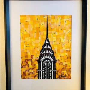 Chrysler Building by Nina Boesch MetroCard Collage